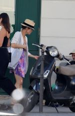 VANESSA PARADIS Out and About in Paris 09/13/2018