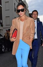 VICTORIA BECKAHM Arrives at Her Show at London Fashion Week in London 09/15/2018