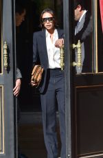 VICTORIA BECKHAM Leaves La Reserve Hotel in Paris 09/26/2018