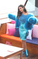 VICTORIA JUSTICE Arrives to Alice + Olivia Fashion Show on a Boat in New York 09/11/2018