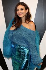 VICTORIA JUSTICE at Alice + Olivia Fashion Show in New York 09/11/2018