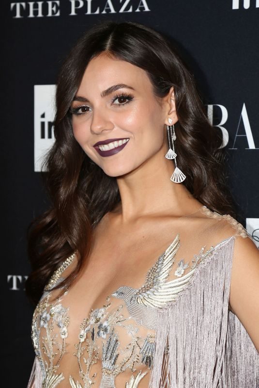 VICTORIA JUSTICE at Harper’s Bazaar Icons by Carine Roitfeld Event in New York 09/07/2018