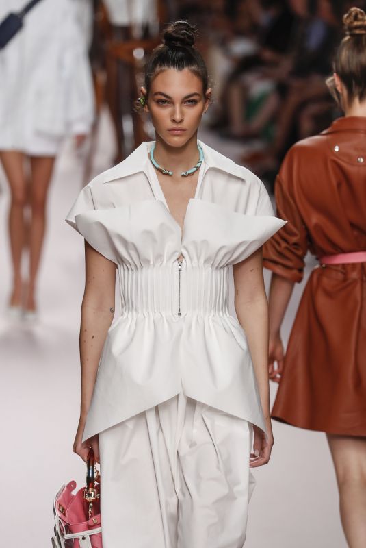 VITTORIA CERETTI at Fendi Runway Show at Milan Fashion Week 09/20/2018