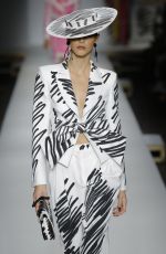 VITTORIA CERETTI at Moschino Runway Show at Milan Fashion Week 09/20/2018