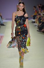 VITTORIA CERETTI at Versace Runway Show at Milan Fashion Week 09/21/2018