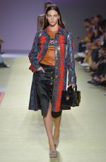 VITTORIA CERETTI at Versace Runway Show at Milan Fashion Week 09/21/2018