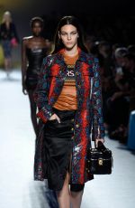 VITTORIA CERETTI at Versace Runway Show at Milan Fashion Week 09/21/2018