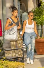WILLOW and JADA PINKETT SMITH Out Shopping in Calabasas 09/02/2018