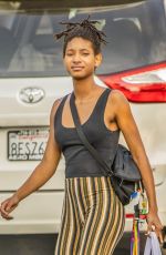 WILLOW and JADA PINKETT SMITH Out Shopping in Calabasas 09/02/2018