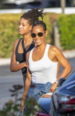WILLOW and JADA PINKETT SMITH Out Shopping in Calabasas 09/02/2018
