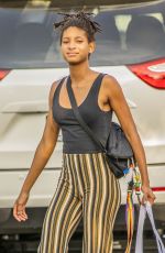 WILLOW and JADA PINKETT SMITH Out Shopping in Calabasas 09/02/2018