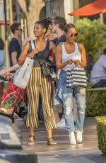 WILLOW and JADA PINKETT SMITH Out Shopping in Calabasas 09/02/2018