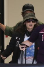 WINON ARYDER and Scott MacKinlay Hahn at LAX Airport in Los Angeles 09/21/2018