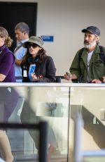 WINON ARYDER and Scott MacKinlay Hahn at LAX Airport in Los Angeles 09/21/2018