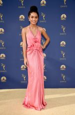 YARA SHAHIDI at Emmy Awards 2018 in Los Angeles 09/17/2018