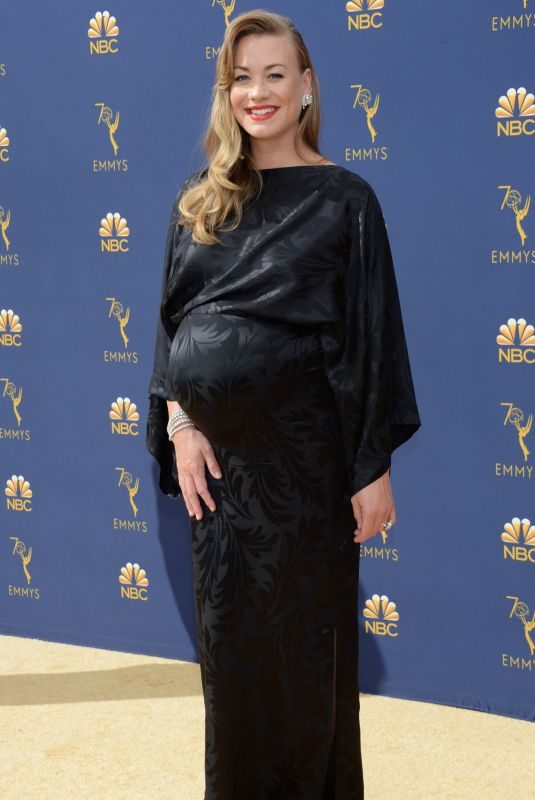 YVONNE STRAHOVSKI at Emmy Awards 2018 in Los Angeles 09/17/2018