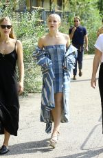 ZARA LARSSON Arrives at Roberto Cavalli Fashion Show in Milan 09/22/2018