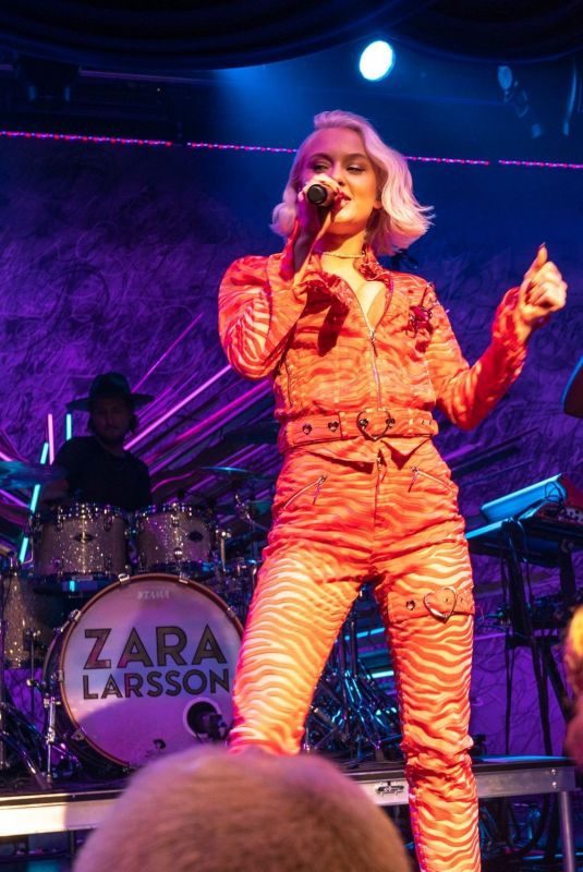 ZARA LARSSON at An Evening with Zara Larsson in New York 09/11/2018