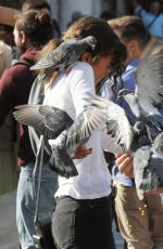 ZENDAYA COLEMAN on the Set of New Sspider-man Movie in Venice 09/29/2018