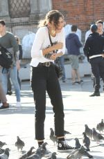 ZENDAYA COLEMAN on the Set of New Sspider-man Movie in Venice 09/29/2018
