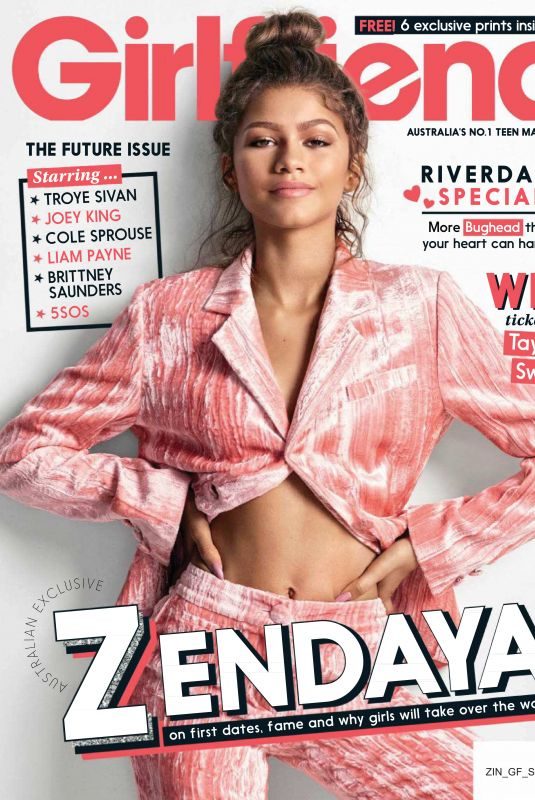 ZENDAYA in Girlfriend Magazine, Australia October 2018