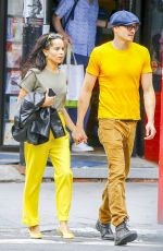 ZOE KRAVITZ Out and About in New York 09/08/2018