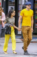 ZOE KRAVITZ Out and About in New York 09/08/2018