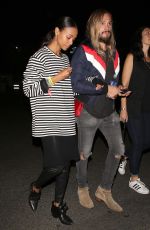 ZOE SALDANA at Beyonce and Jay-Z On the Run II Tour in Pasadena 09/23/2018