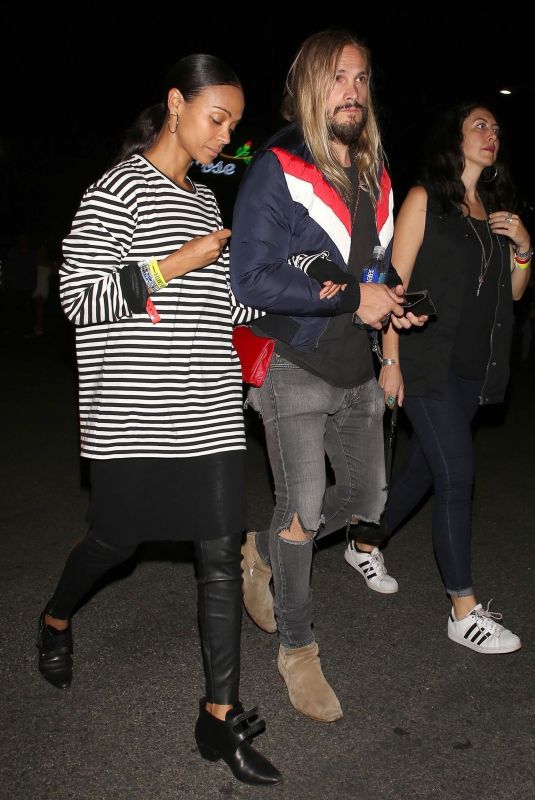 ZOE SALDANA at Beyonce and Jay-Z On the Run II Tour in Pasadena 09/23/2018