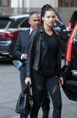 ADRIANA LIMA Arrives at Her Hotel in New York 10/12/2018