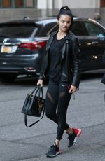 ADRIANA LIMA Arrives at Her Hotel in New York 10/12/2018