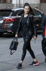 ADRIANA LIMA Arrives at Her Hotel in New York 10/12/2018