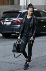 ADRIANA LIMA Arrives at Her Hotel in New York 10/12/2018