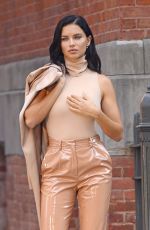 ADRIANA LIMA on the Set of Photoshoot in New York 10/04/2018