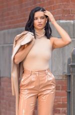 ADRIANA LIMA on the Set of Photoshoot in New York 10/04/2018