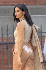 ADRIANA LIMA on the Set of Photoshoot in New York 10/04/2018