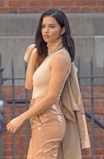 ADRIANA LIMA on the Set of Photoshoot in New York 10/04/2018