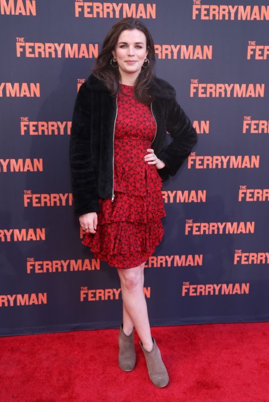 AISLING BEA at The Ferryman Opening Night at Jacobs Theatre in New York 10/21/2018