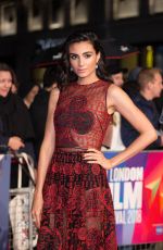 AIYSHA HART at Colette Premiere at BFI London Film Festival 10/11/2018