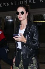 ALESSANDRA AMBROSIO at LAX Airport in Los Angeles 10/03/2018