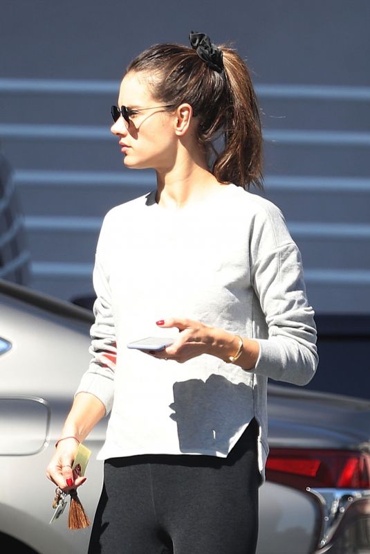 ALESSANDRA AMBROSIO at Pacific Coast Sports Medicine in Brentwood 10/17/2018