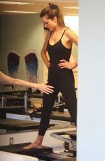 ALESSANDRA AMBROSIO at Pilates Class at Pilates Platinum in Brentwood 10/17/2018