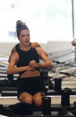 ALESSANDRA AMBROSIO at Pilates Class in Santa Monica 10/06/2018