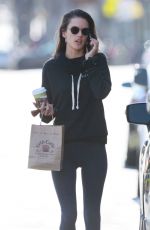 ALESSANDRA AMBROSIO Heading to a Yoga Class in Santa Monica 10/15/2018
