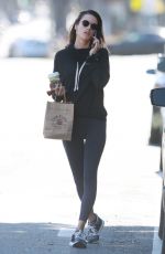 ALESSANDRA AMBROSIO Heading to a Yoga Class in Santa Monica 10/15/2018