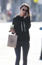 ALESSANDRA AMBROSIO Heading to a Yoga Class in Santa Monica 10/15/2018