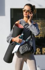 ALESSANDRA AMBROSIO Heading to Yoga Class in Santa Monica 10/04/2018