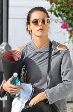 ALESSANDRA AMBROSIO Heading to Yoga Class in Santa Monica 10/04/2018
