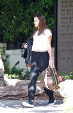 ALESSANDRA AMBROSIO Leaves Her House in Brentwood 10/07/2018