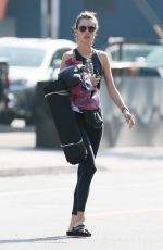 ALESSANDRA AMBROSIO Leaves Yoga Class in Santa Monica 10/30/2018